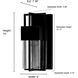 Kingler LED 14.13 inch Powder Coated Black Outdoor Wall Sconce